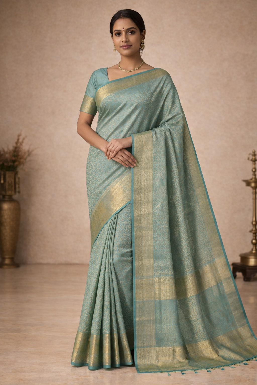 Kanchi Pure Contrast Border - KPCB007