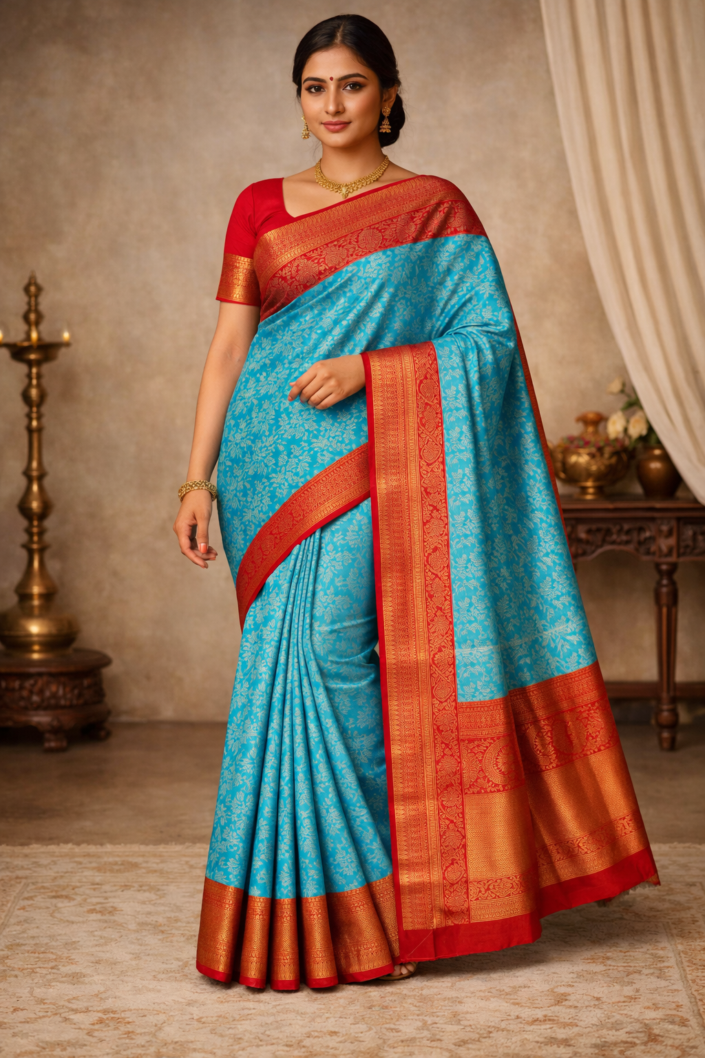 Kanchi Pure Contrast Border - KPCB015