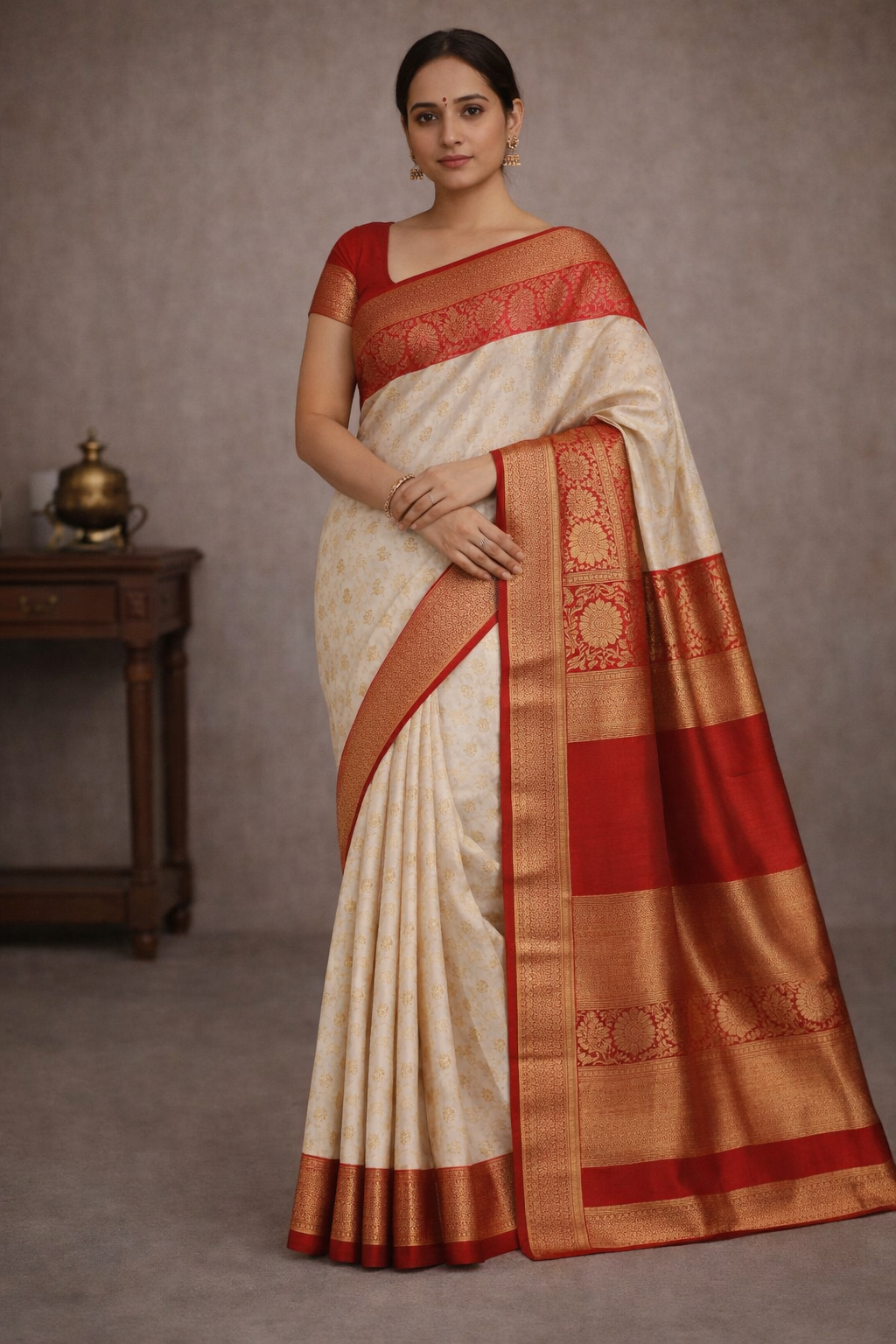 Kanchi Pure Contrast Border - KPCB002