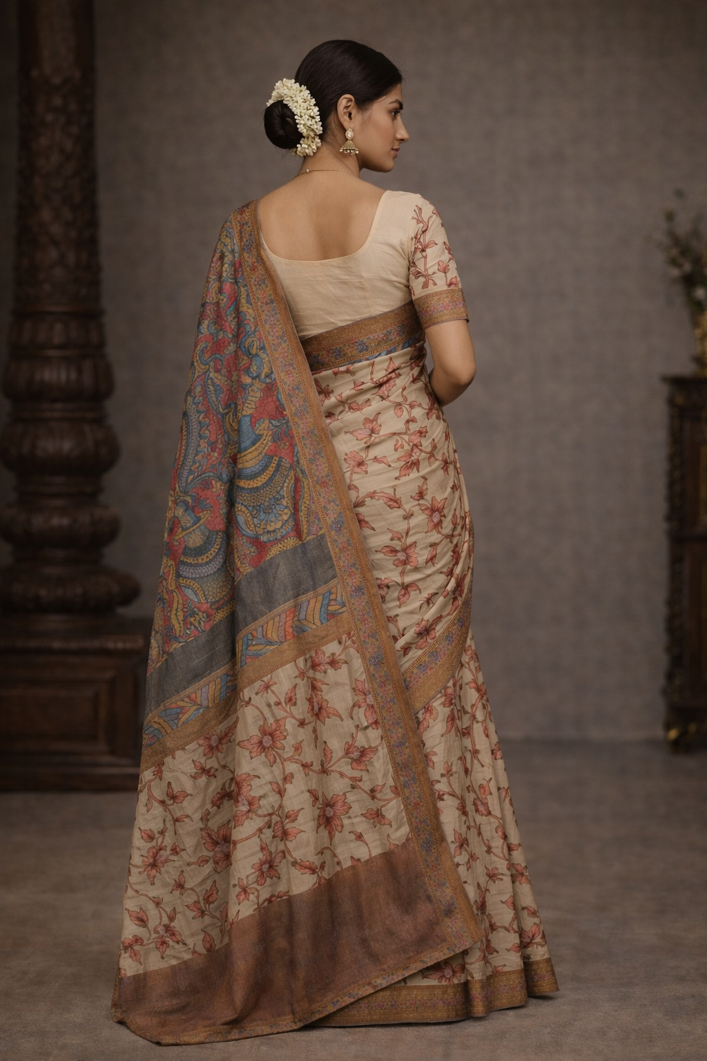 Tusser Pen Kalamkari - TPK002