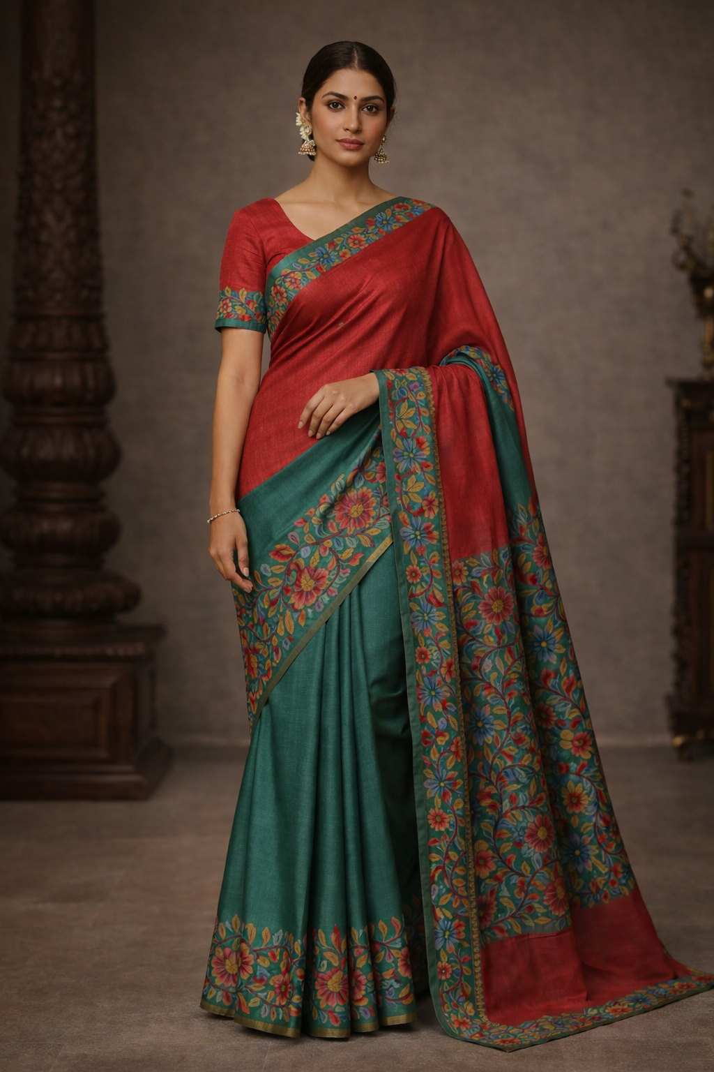 Tusser Pen Kalamkari - TPK001