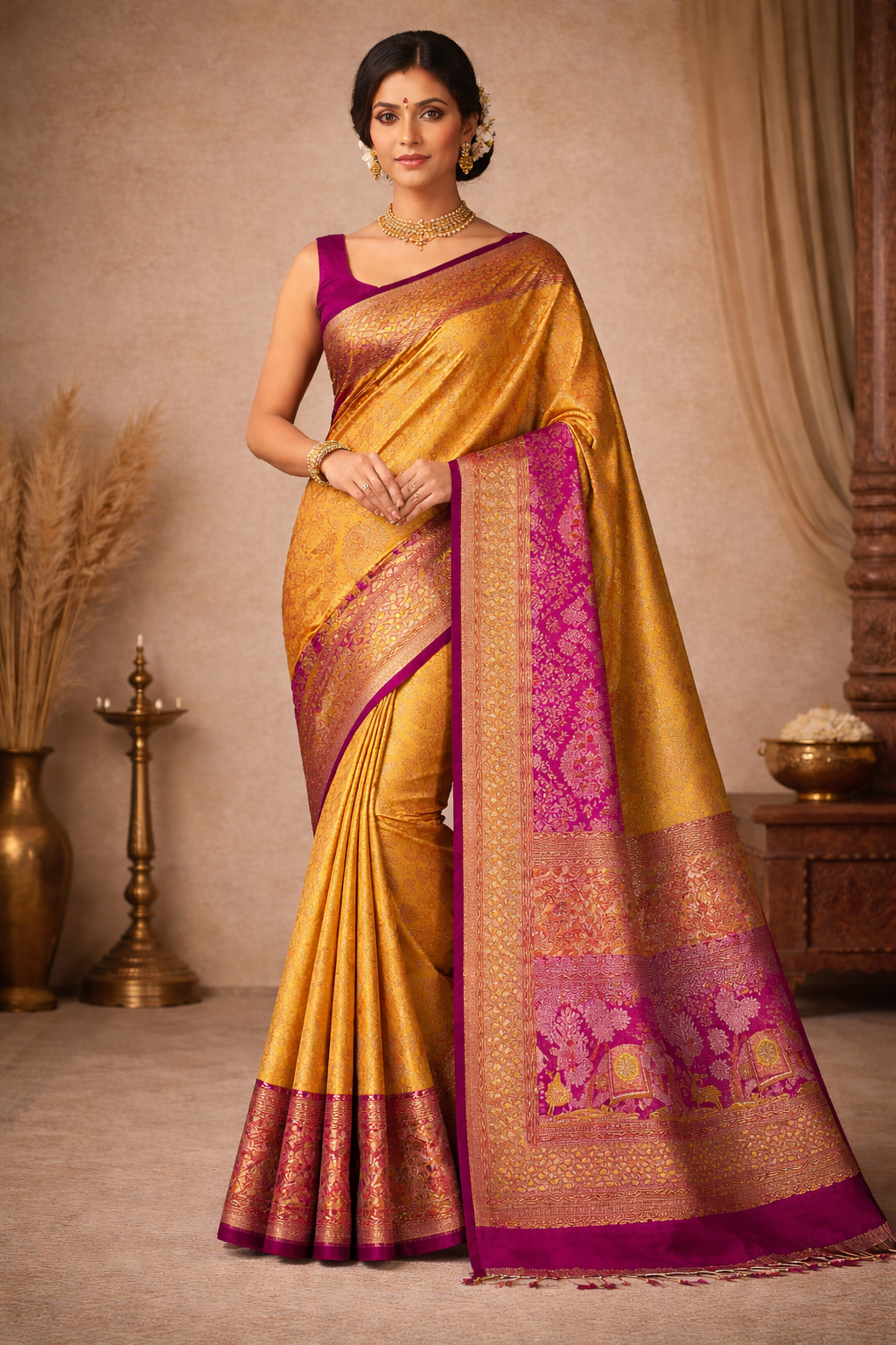 Kanchi Bridal Pattu - PSKBP07