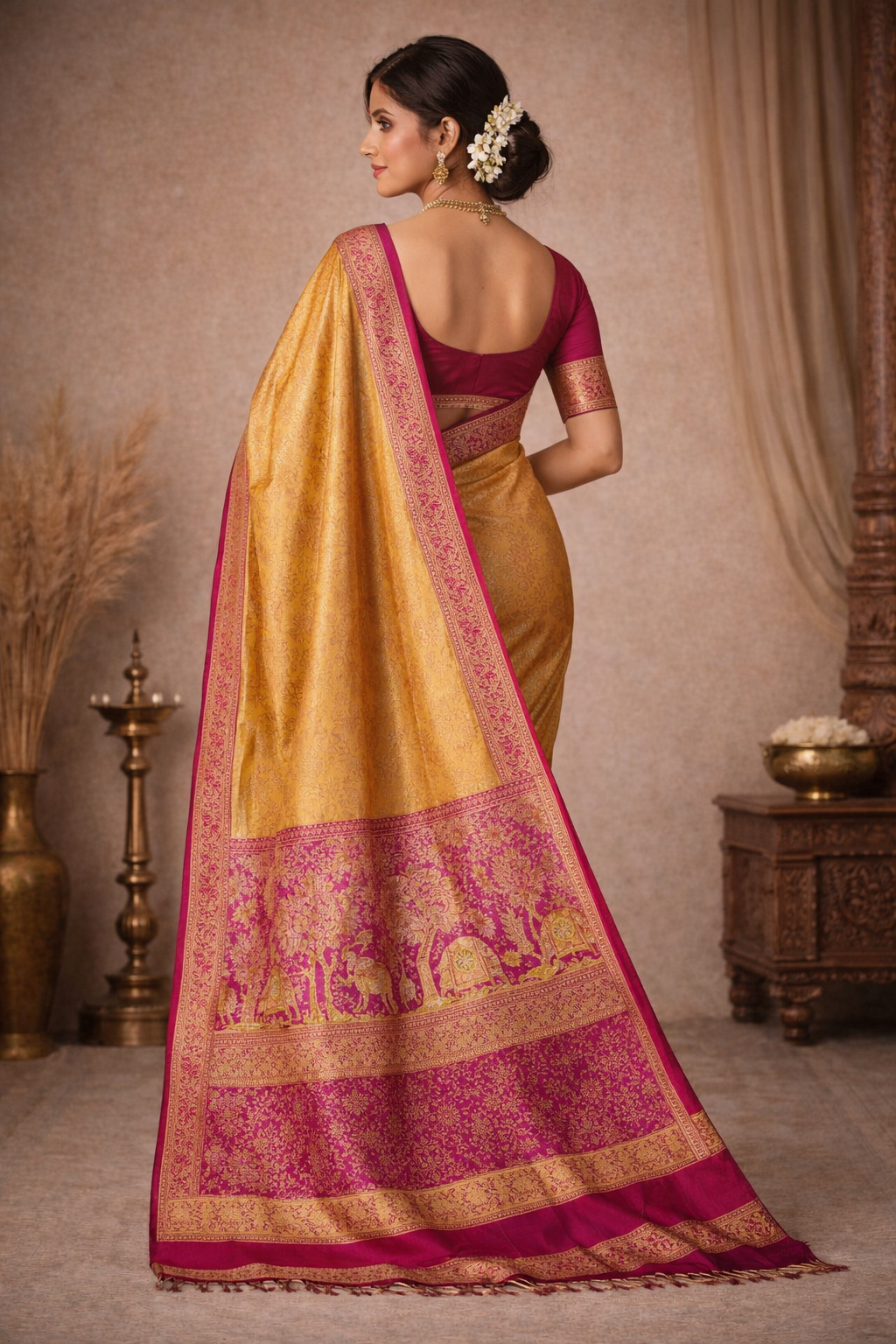 Kanchi Bridal Pattu - PSKBP07